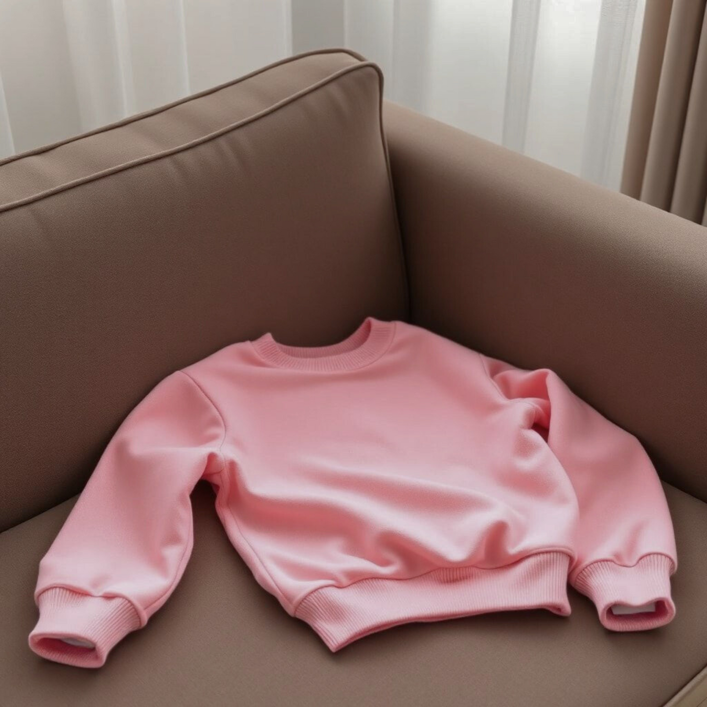 Blush Haven ( Baby Pink Sweatshirt )