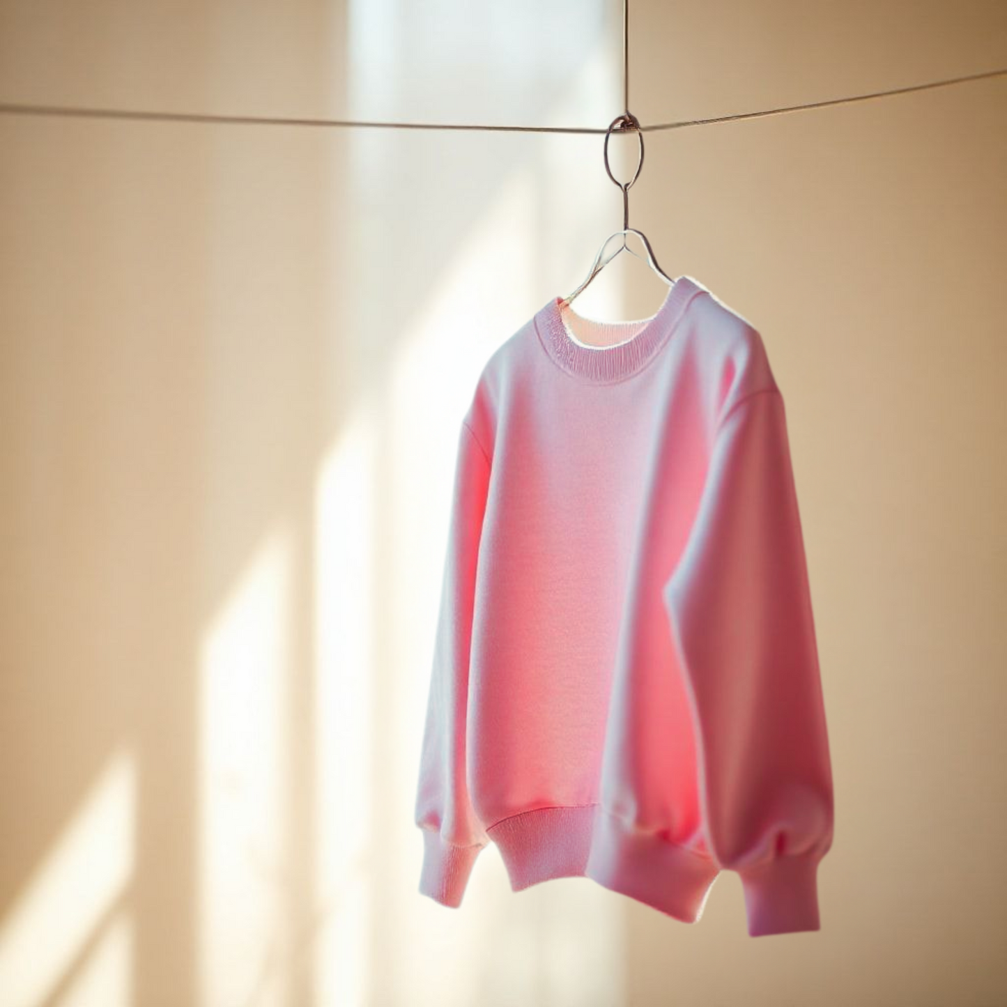 Blush Haven ( Baby Pink Sweatshirt )